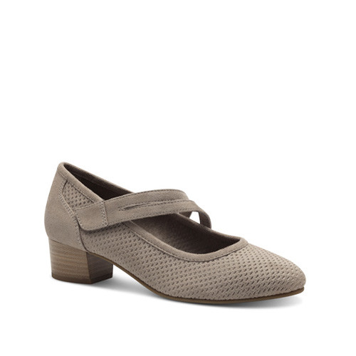 Jana Pumps med slejf stone