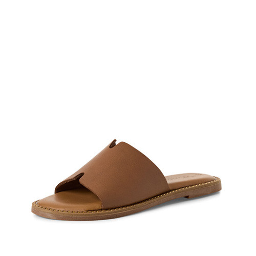 Tamaris Slip in-sandal cognac