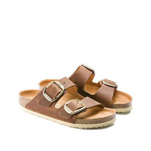 Birkenstock Big Buckle cognac