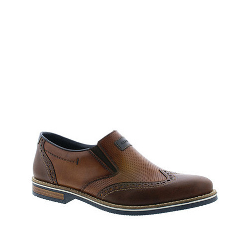 Rieker Slip on brun/brogue