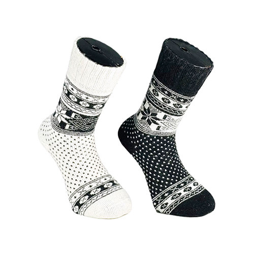 Zokks Polar 2-pack svart/vit