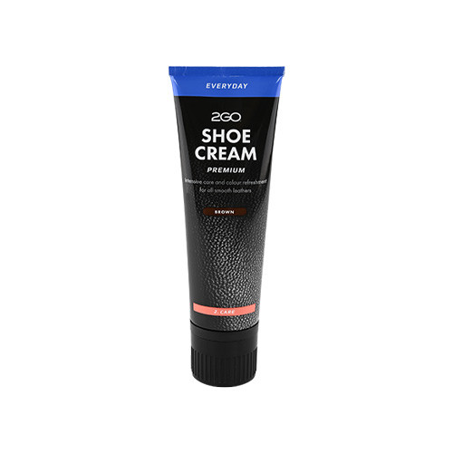 2GO Shoe Cream Tube Brown