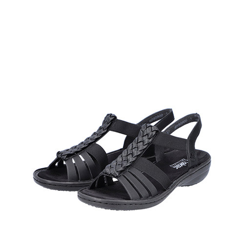Rieker Sandalett svart