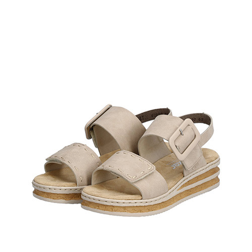 Rieker Kilsandalett beige