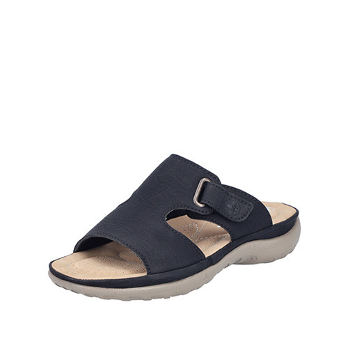 Rieker Slip in Sandal svart