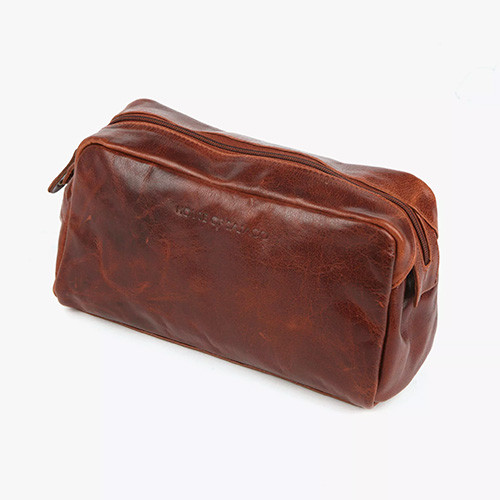 H.O.S. Toilet bag Cognac