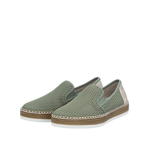 Rieker Slip on grön