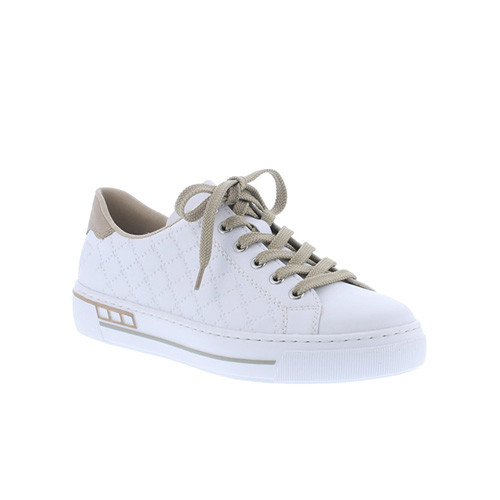 Rieker sneaker vit/beige