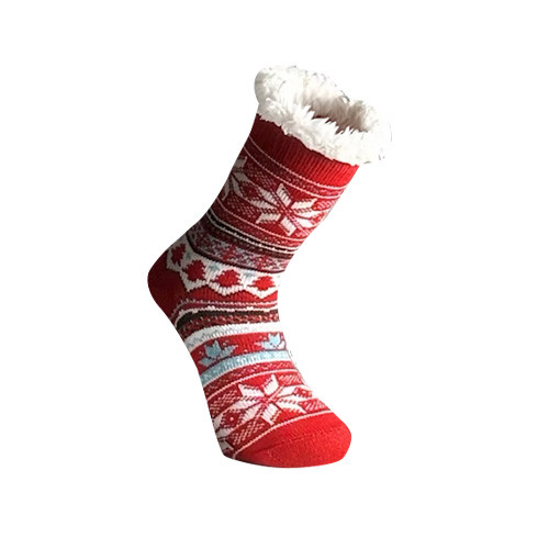 Cozy Socks 1-p röd/multi