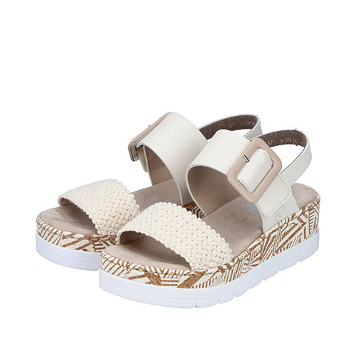 Rieker Kilsandalett beige